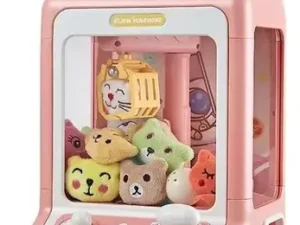 Mini Maquina De Garras Infantil-juguete Interactivo Con Usb Rosa