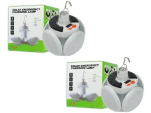 Ledsolar 2029 Lampara Colgante Bombilla Recargable Usb Solar Camping 1 Color Blanco